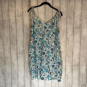 Old Navy Blue and White Floral Dress